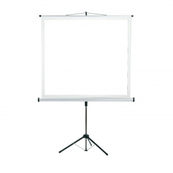 Stativ-Leinwand 180x180 cm Tuch: mattweiß D, Stativ-Leinwand 180x180 cm Tuch: mattweiß D,